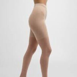 SPANX Assets High-Waist Shaping Sheers  Set of 2 Nude Full Length Panyhose Small